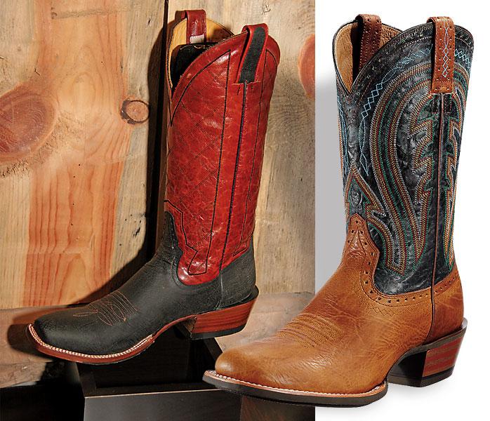 cowboy boots with spur ledge