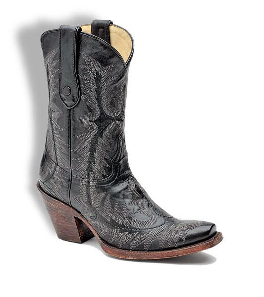 cuban heel western boots