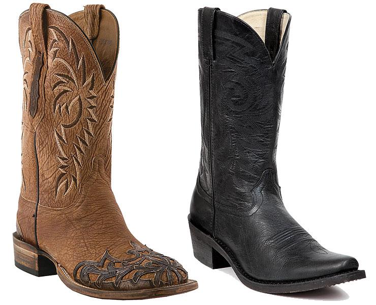 cowboy boots walking heel