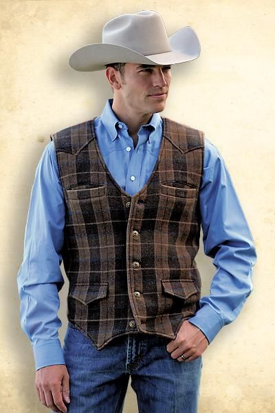 wool ranch vest