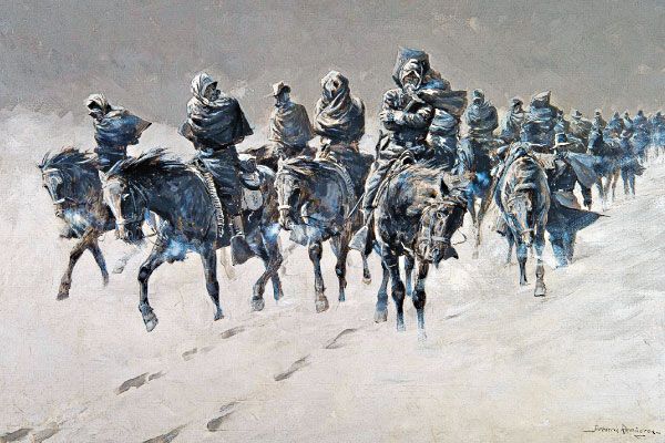 CTW_Frederic-Remington_oil-on-canvas_Thirty-Below-and-a-Blizzard-Raging