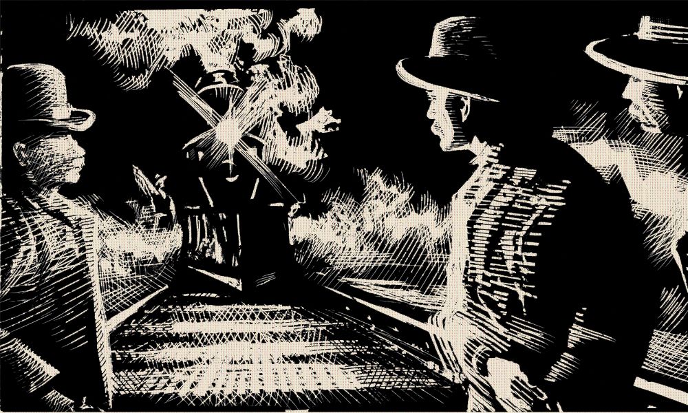 Wyatt Earp Stops a Train