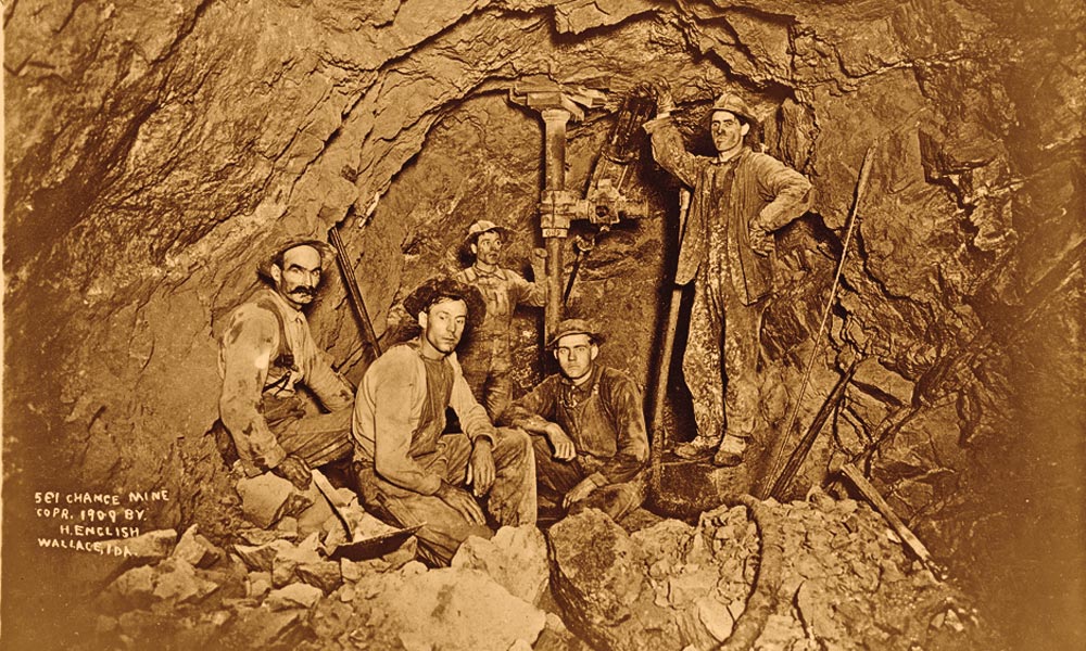 underground miners wallace idaho true west