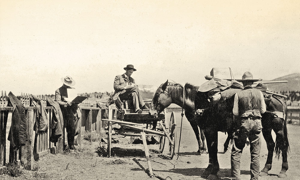 forest ranger horses cowboy true west