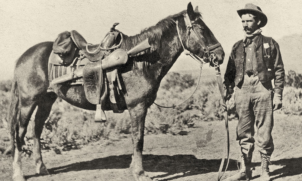 forest ranger horses cowboy true west