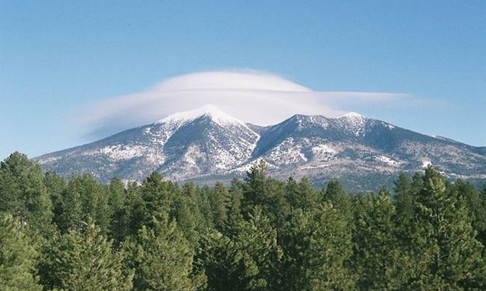 San Francisco Peaks, Arizona true west