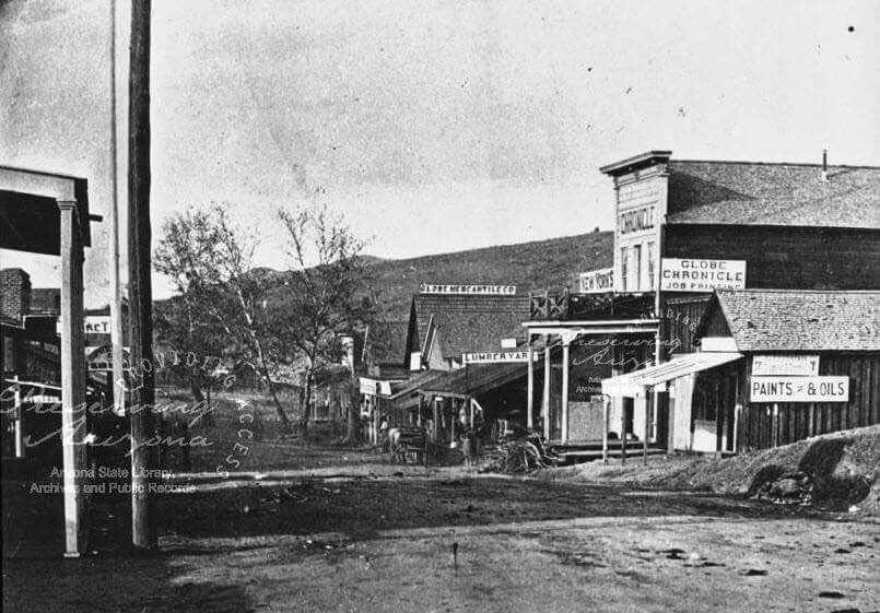 Globe Arizona, 1880. – Courtesy Arizona State Library – True West Magazine