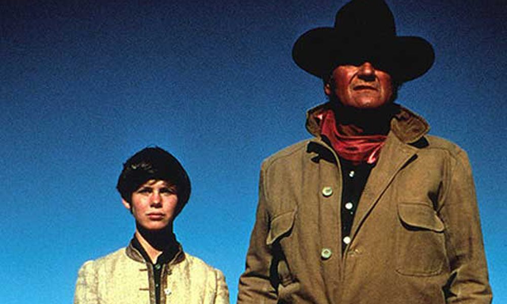 Kim Darby and John Wayne in True Grit True West
