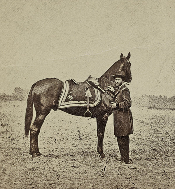 Grant With Horse Frontier Soldier US Grant True West Magazine