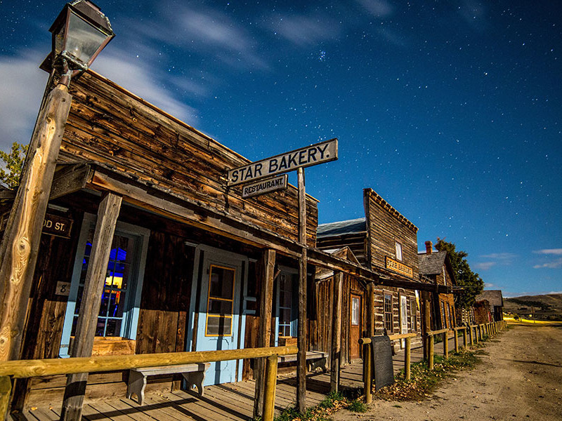 ghost town front southwest montana