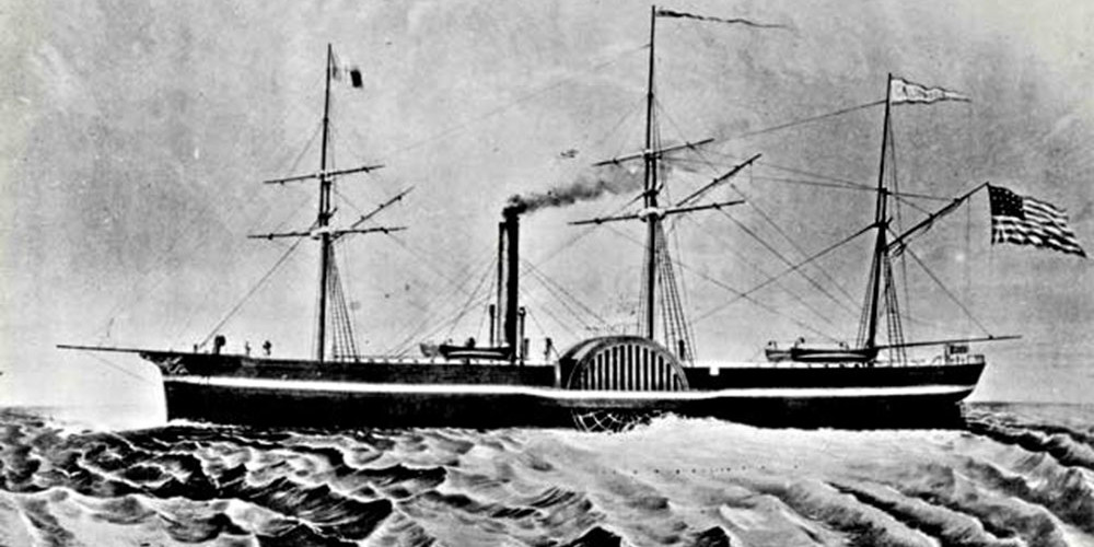 ss california ship illustration