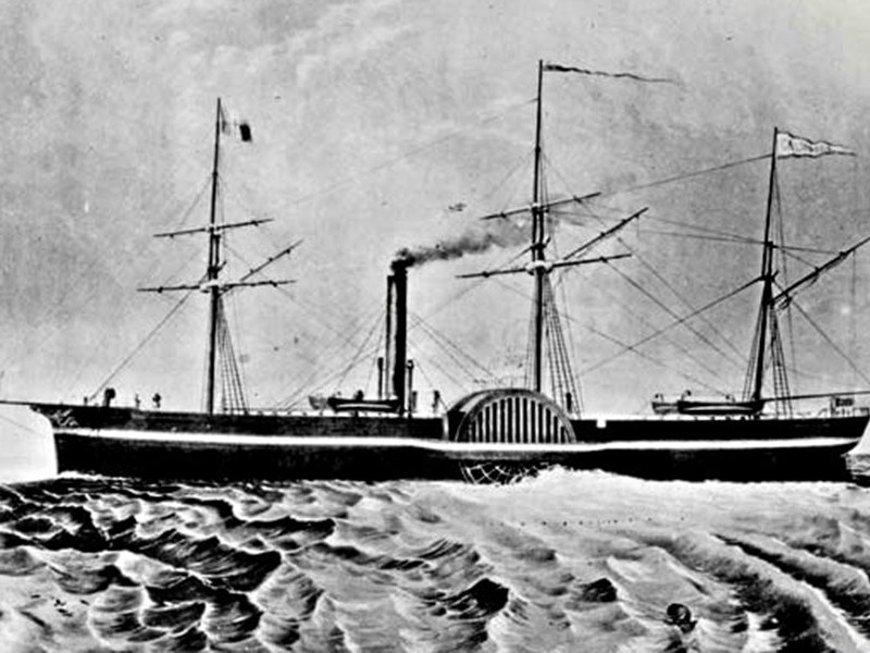 ss california ship illustration