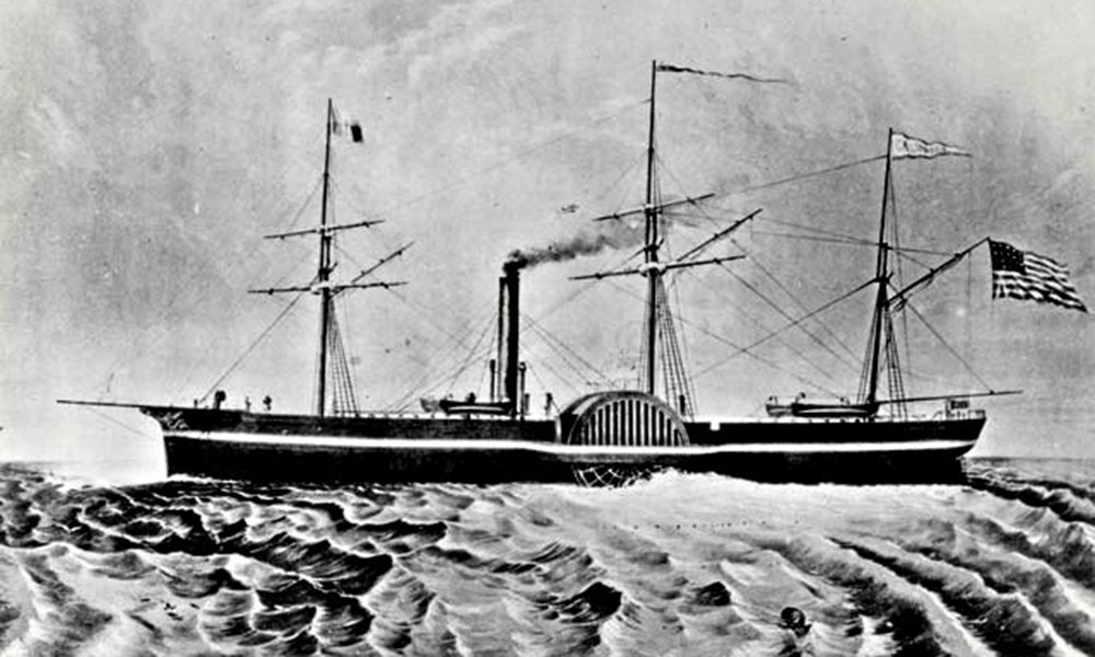 ss california ship illustration