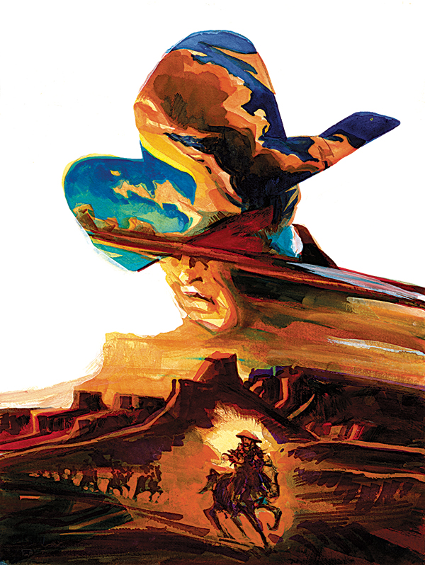 ed mell painting riders of the purple sage
