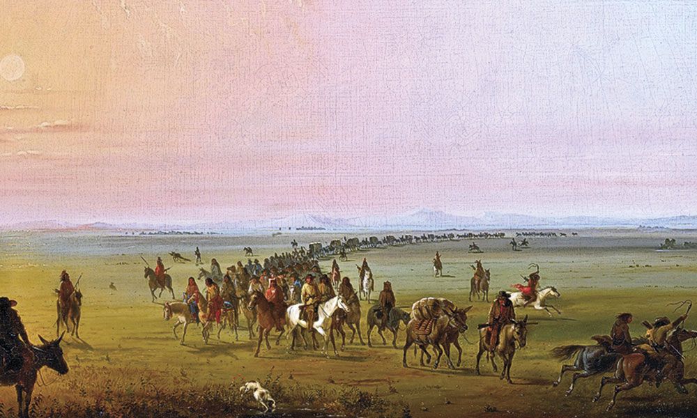 The Thirsty Trapper Western Artwork Auctions True West Magazine