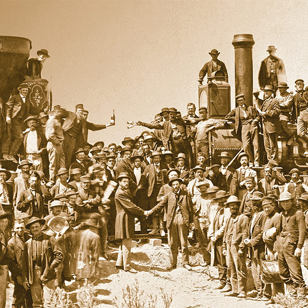transcontinental railroad train union pacific central pacific ceremony true west magazine