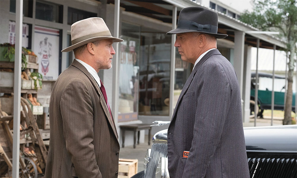 woody harrelson and kevin costner in the highwaymen true west magazine