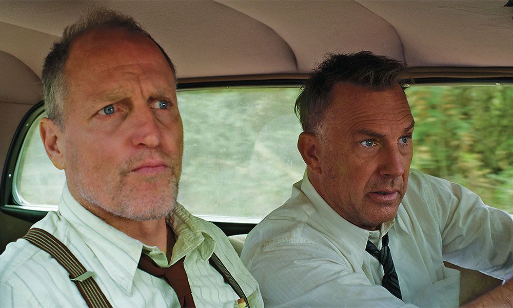 woody harrelson and kevin costner in the highwaymen true west magazine