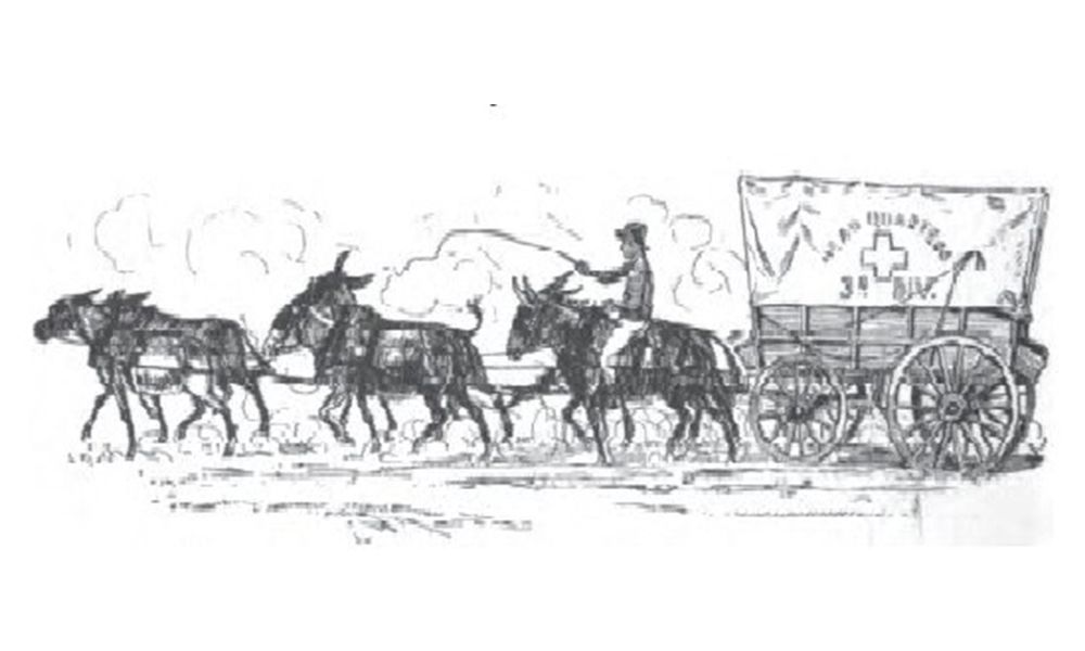 covered wagon and a six mule team true west magazine