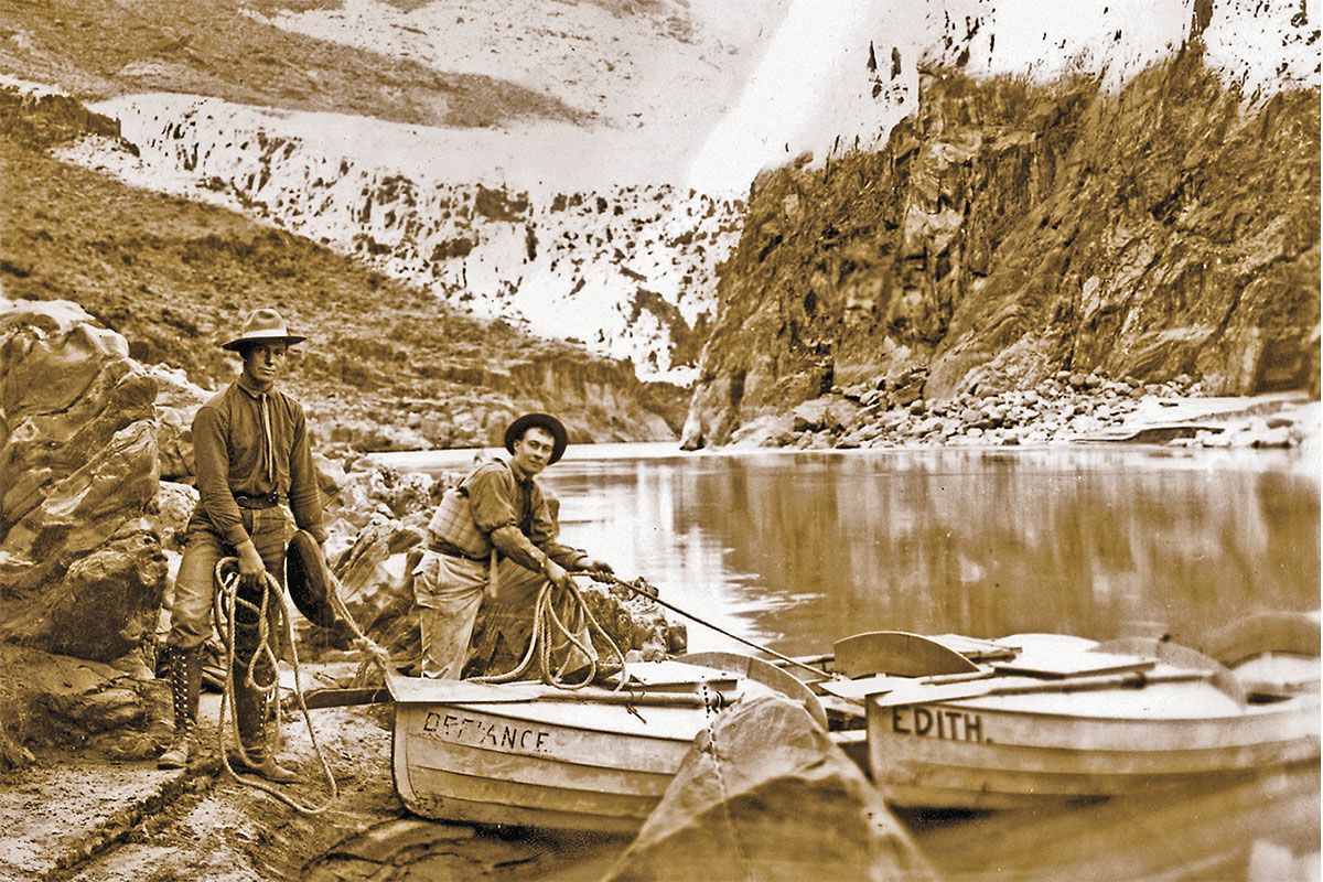 ellsworth and emery with their boats defiance and edith true west magazine