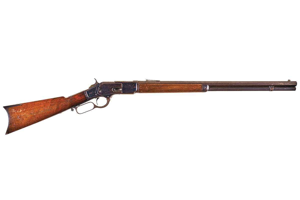 targeted winchester 73 rifle true west magazine