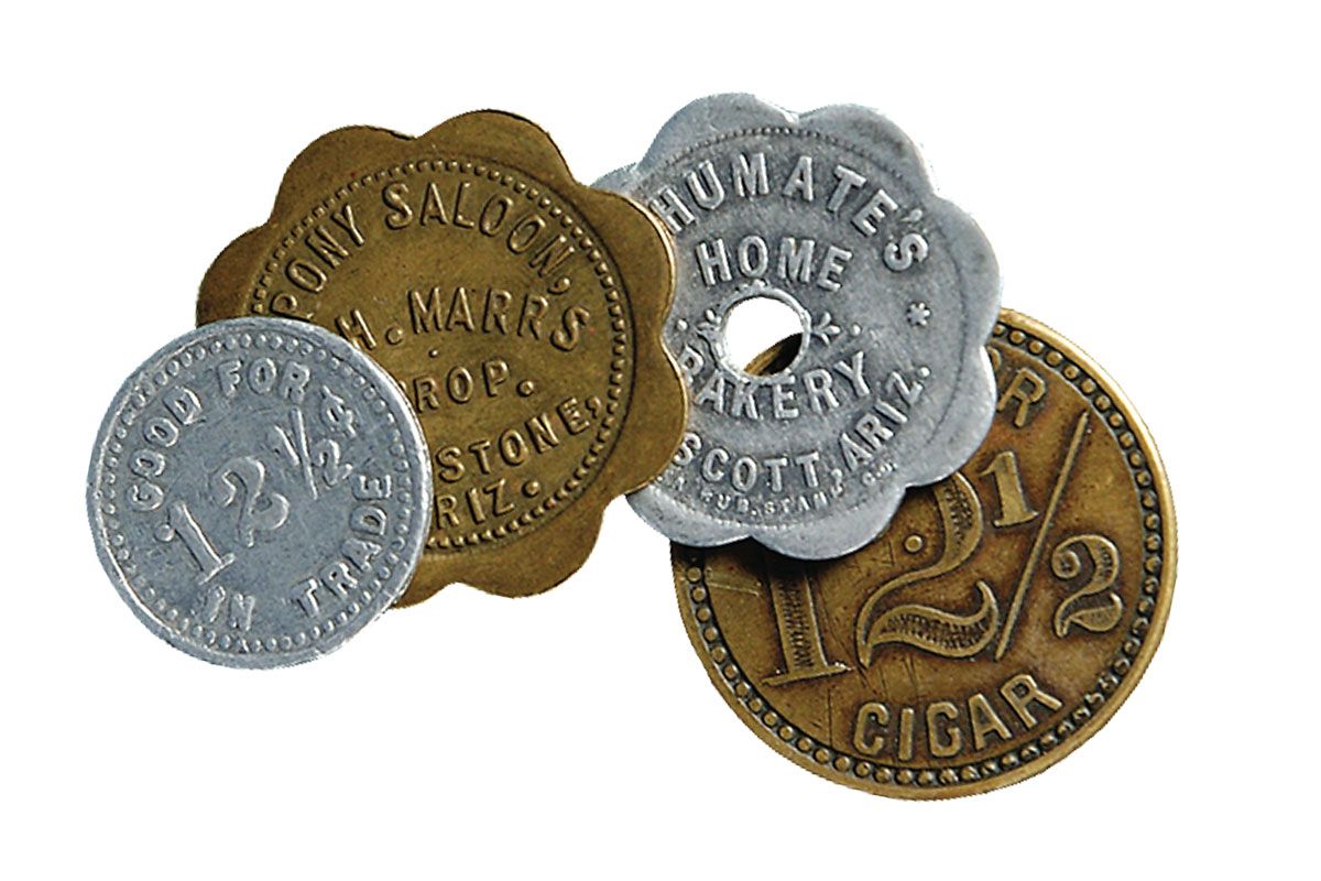 bar tokens coins true west magazine