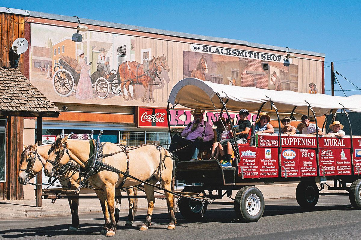toppenish historic district wagon tours washington true west magazine